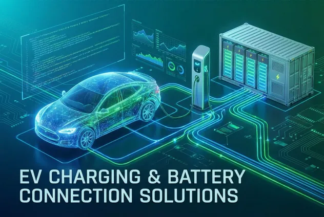 EV Lade- und Batterieanschlusslösungen für zuverlässige Hochspannungssysteme