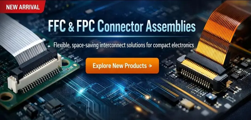 FFC, FPC (Flat Flexible) Connector Assemblies