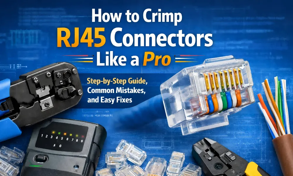 Bir Pro Gibi RJ45 Konnektörlerini Nasıl Krimpal: Adım Adım Kılavuzu, Ortak Hatalar ve Kolay Düzeltmeler