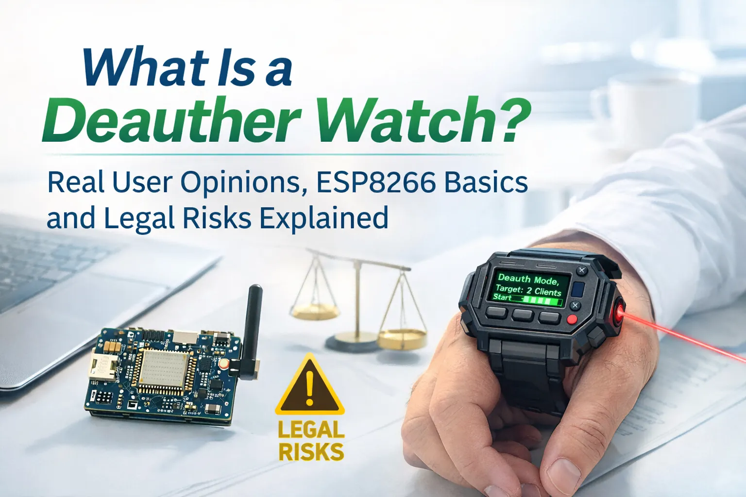 什么是Deauther手表?真实用户意见,ESP8266基础知识和法律风险解释