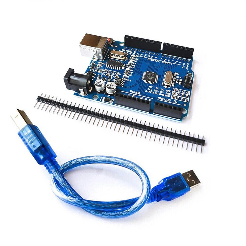 Elecbee Arduino UNO R3 开发板 ATmega328P CH340G Micro USB 兼容 Arduino IDE USB 线缆
