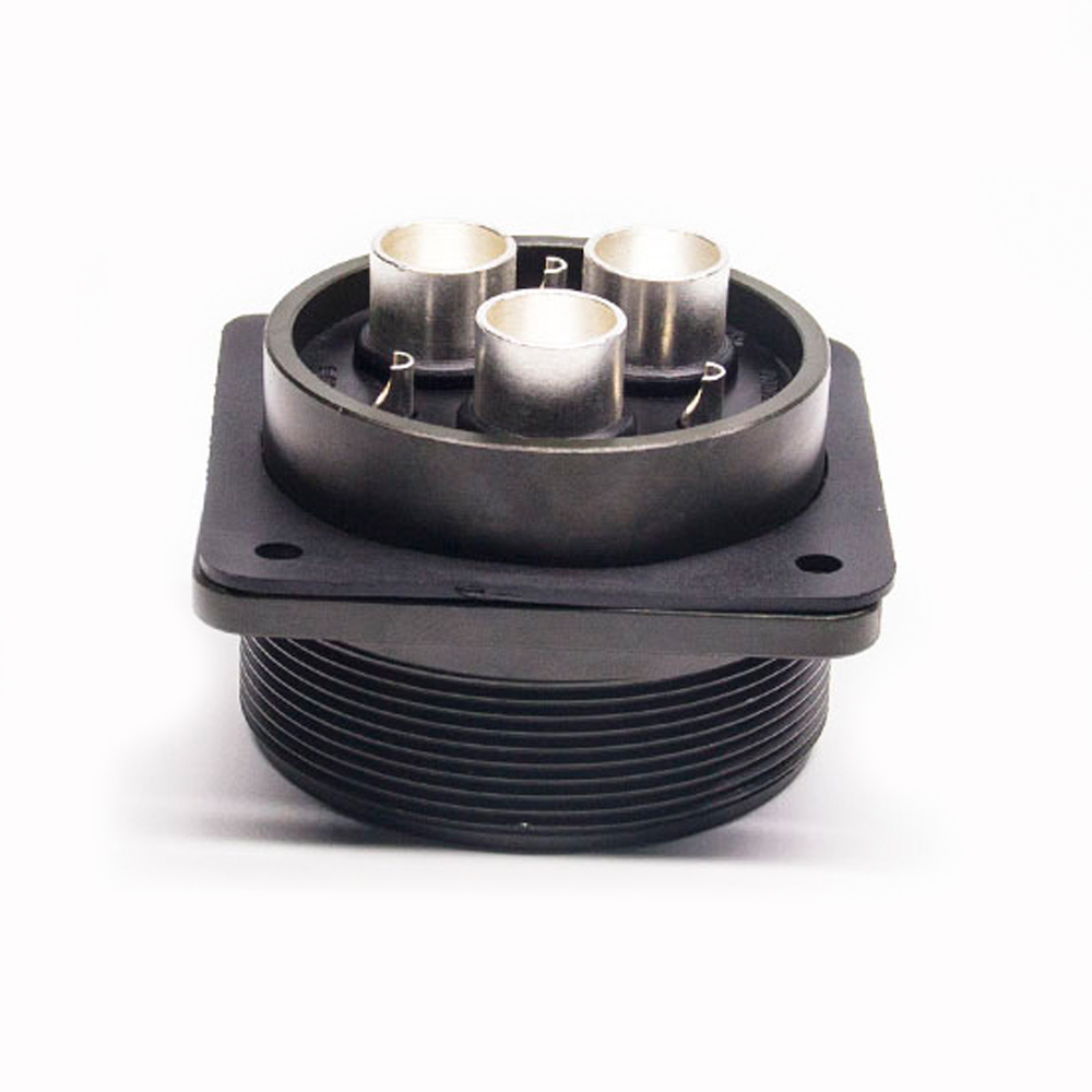 Conector Mil-Spec Serie MS5015 Roscado MS3102A36-3S Receptáculo de soldadura recto con pasador hembra de 6 pines