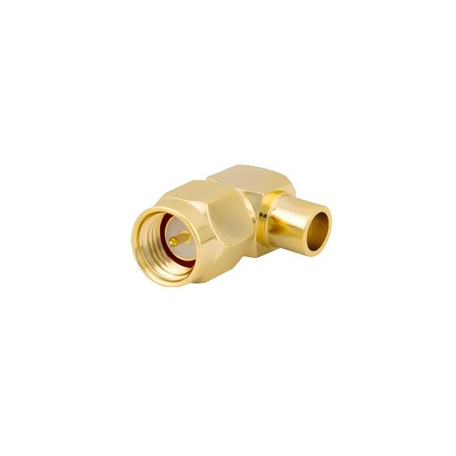 Fiche RF, SMA mâle à souder à angle droit pour câble RG402, assemblage