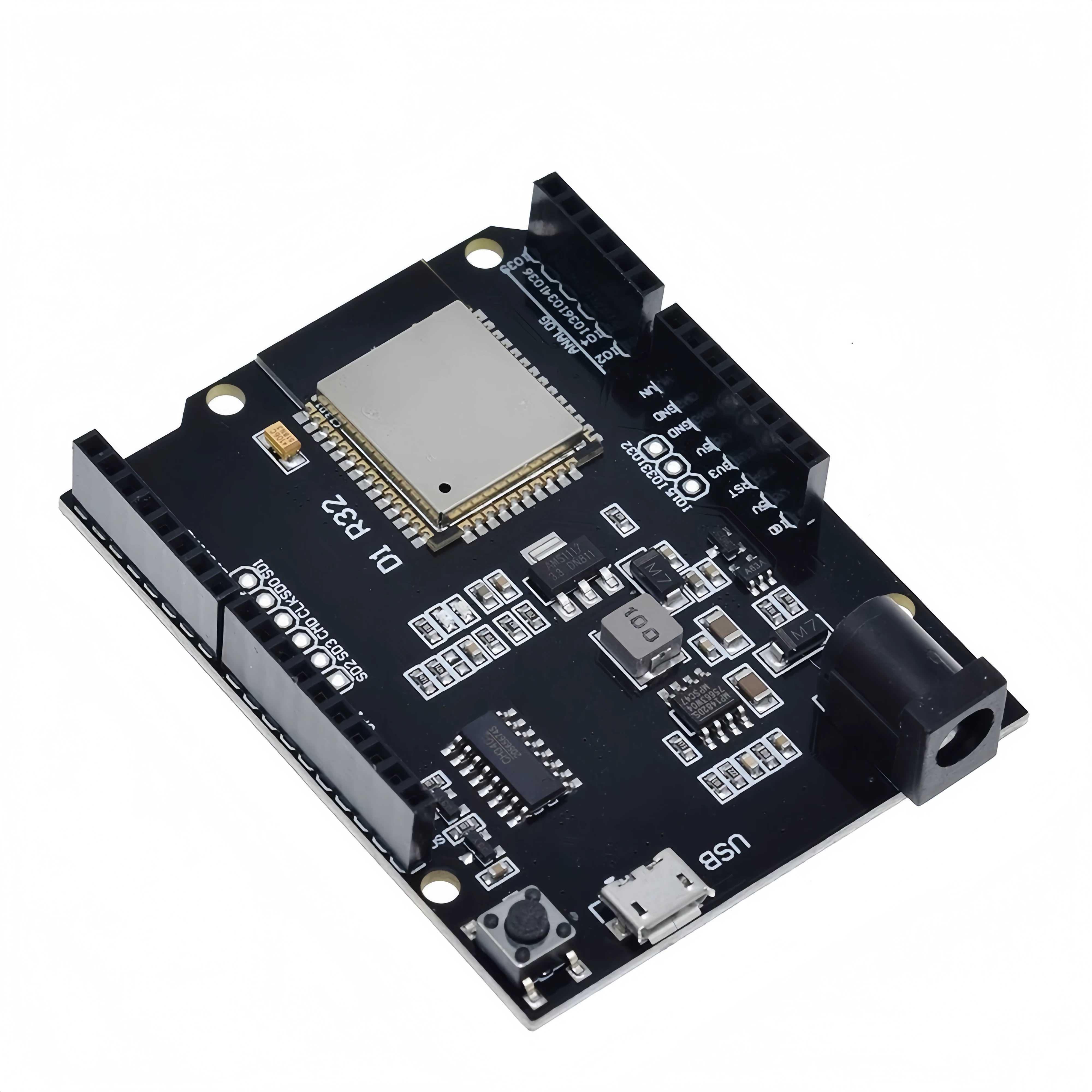 Elecbee D1 R32 ESP32 WiFi 블루투스 개발 보드 Arduino IDE와 호환되는 4MB 플래시 마이크로 USB 5V