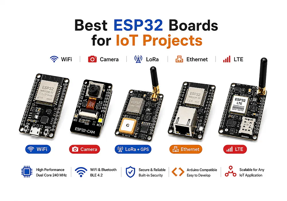 How to Choose the Best ESP32 Board for Your IoT Project