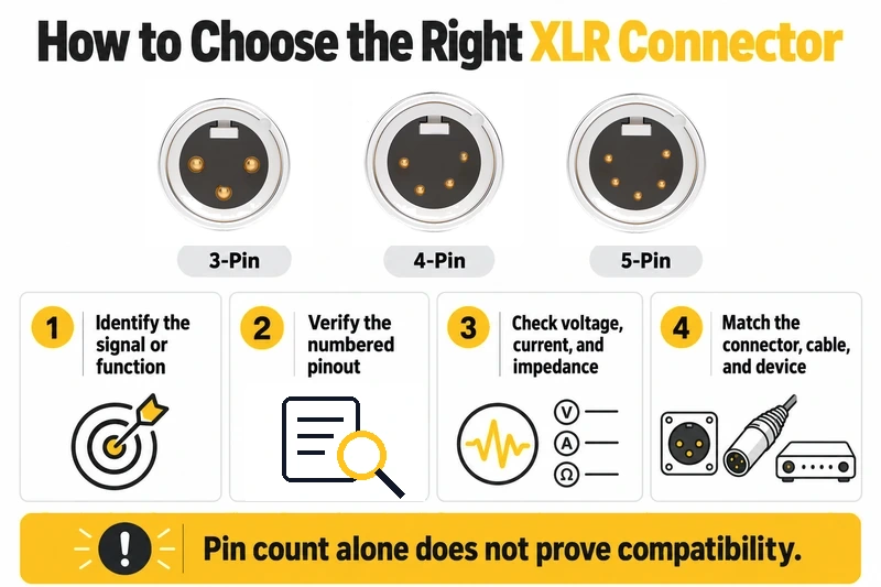 How to choose the right XLR connector