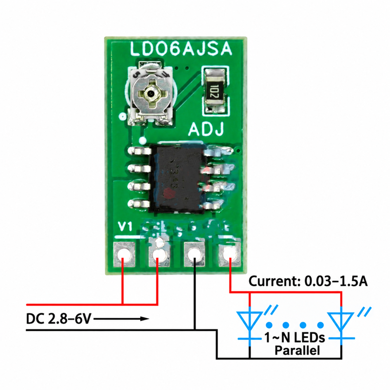 LED driver module product reference 8 LED constant current driver module reference image 8