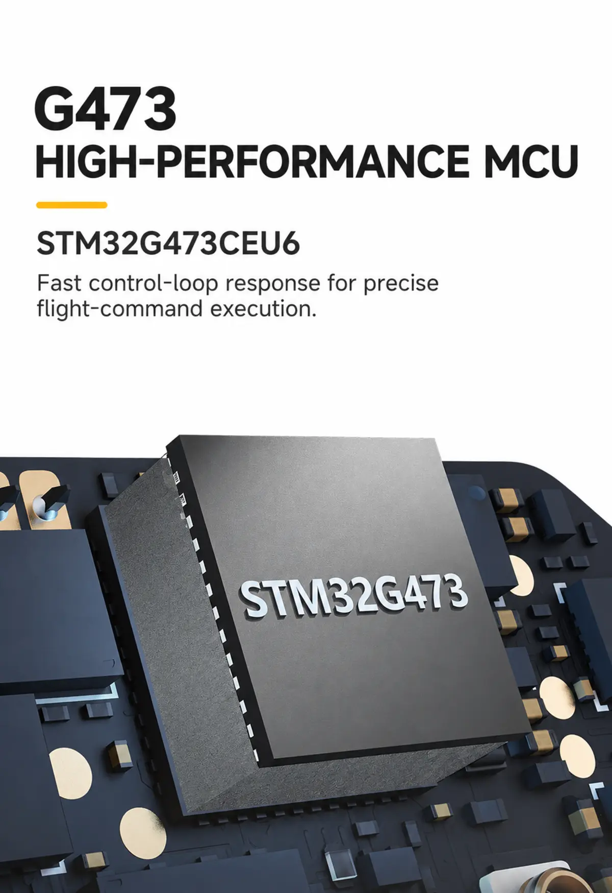 Matrix 1S STM32G473 MCU and ICM42688P gyroscope