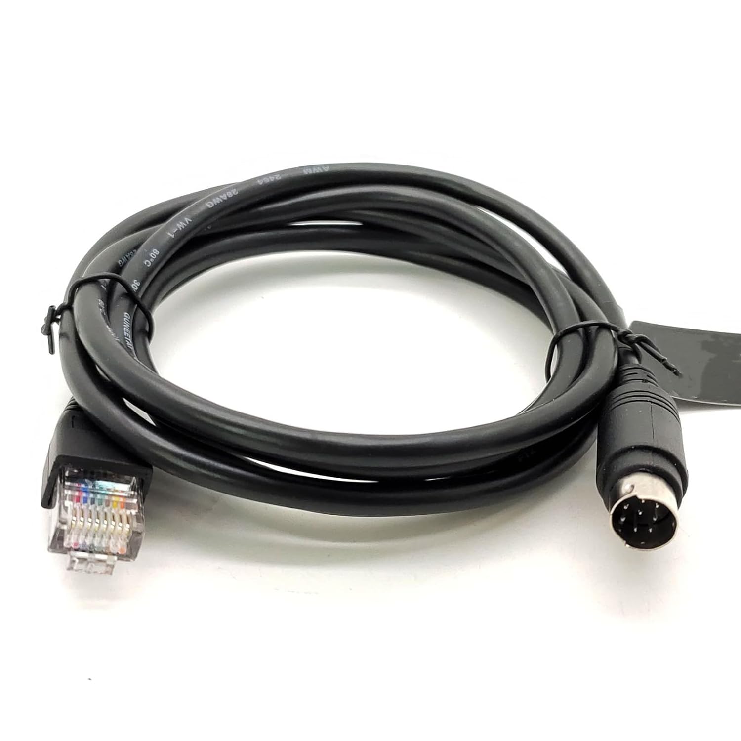 Elecbee 8Pin Din A RJ45 RS232 Cavo di controllo telecamera per Sony Visca Daisy Chain Ptz Evi / Brc / Srg Telecamere serie