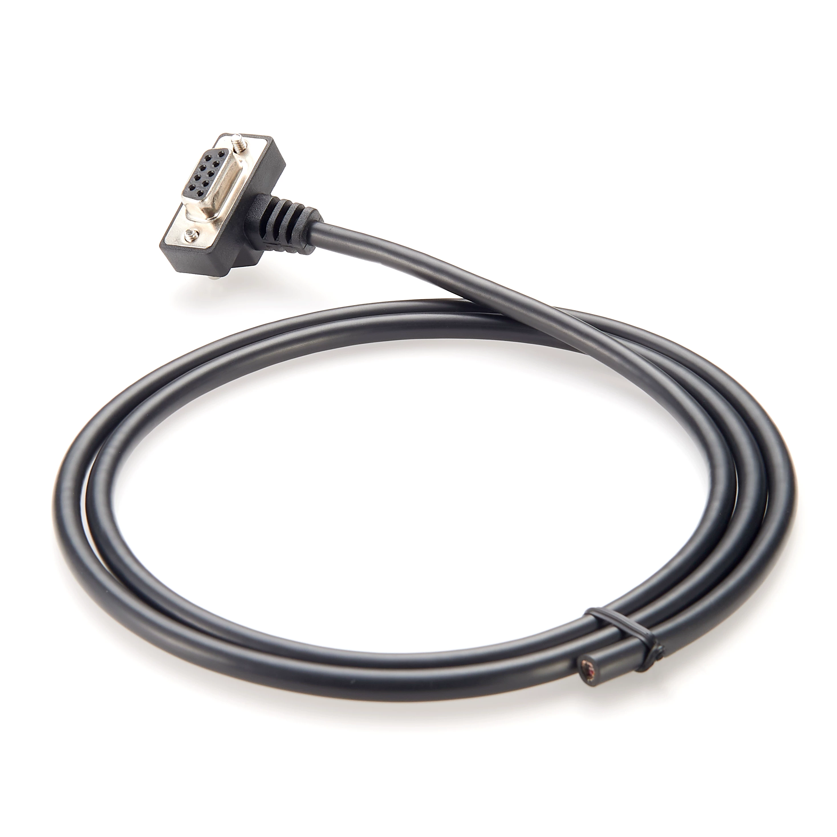 Elecbee 1m RS232 DB9 직렬 케이블, RS485 통신용 9핀 암 COM 포트 확장, 4업 5다운 배선 로직, 산업용 등급