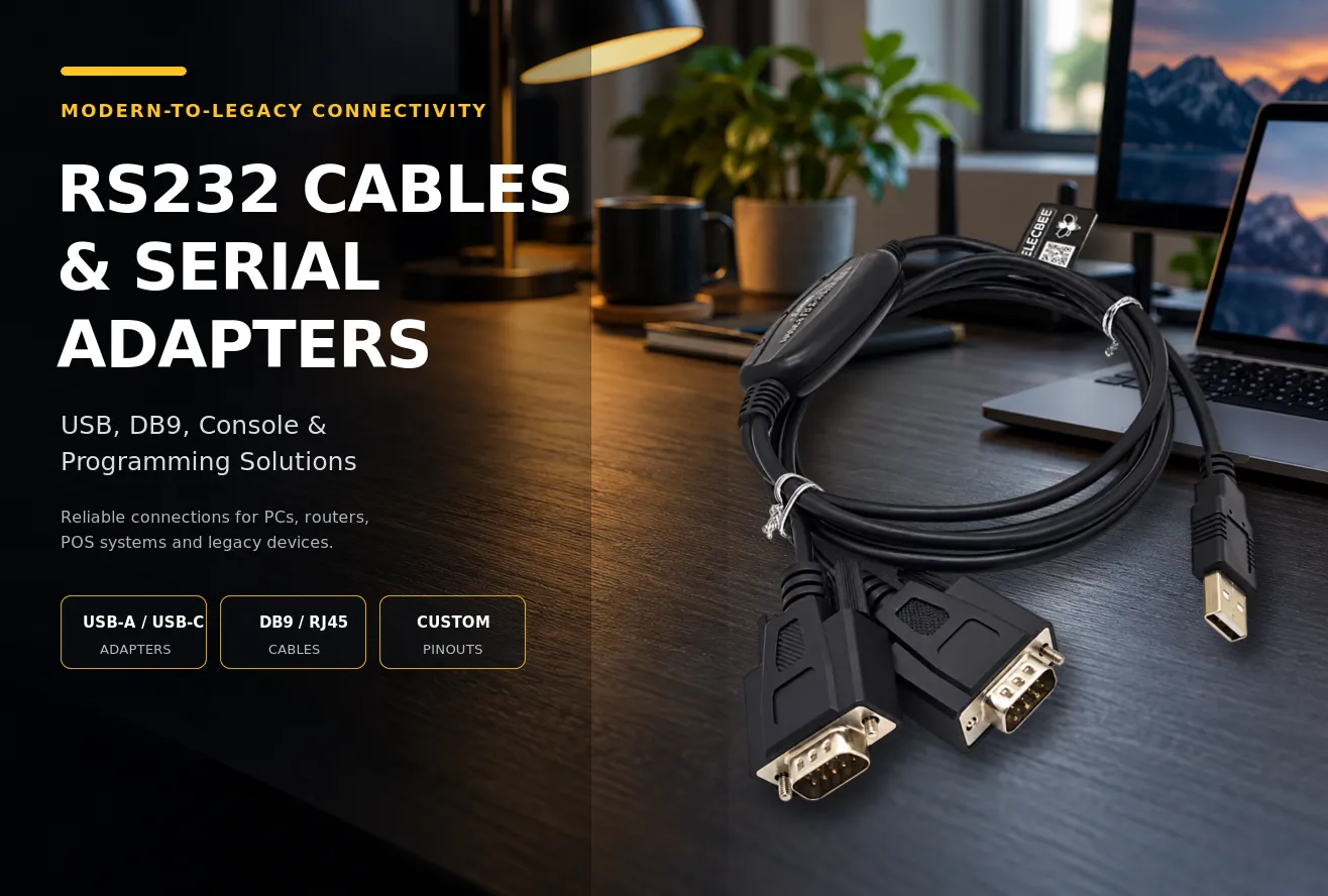 Cavi RS232 e adattatori seriali da USB a RS232