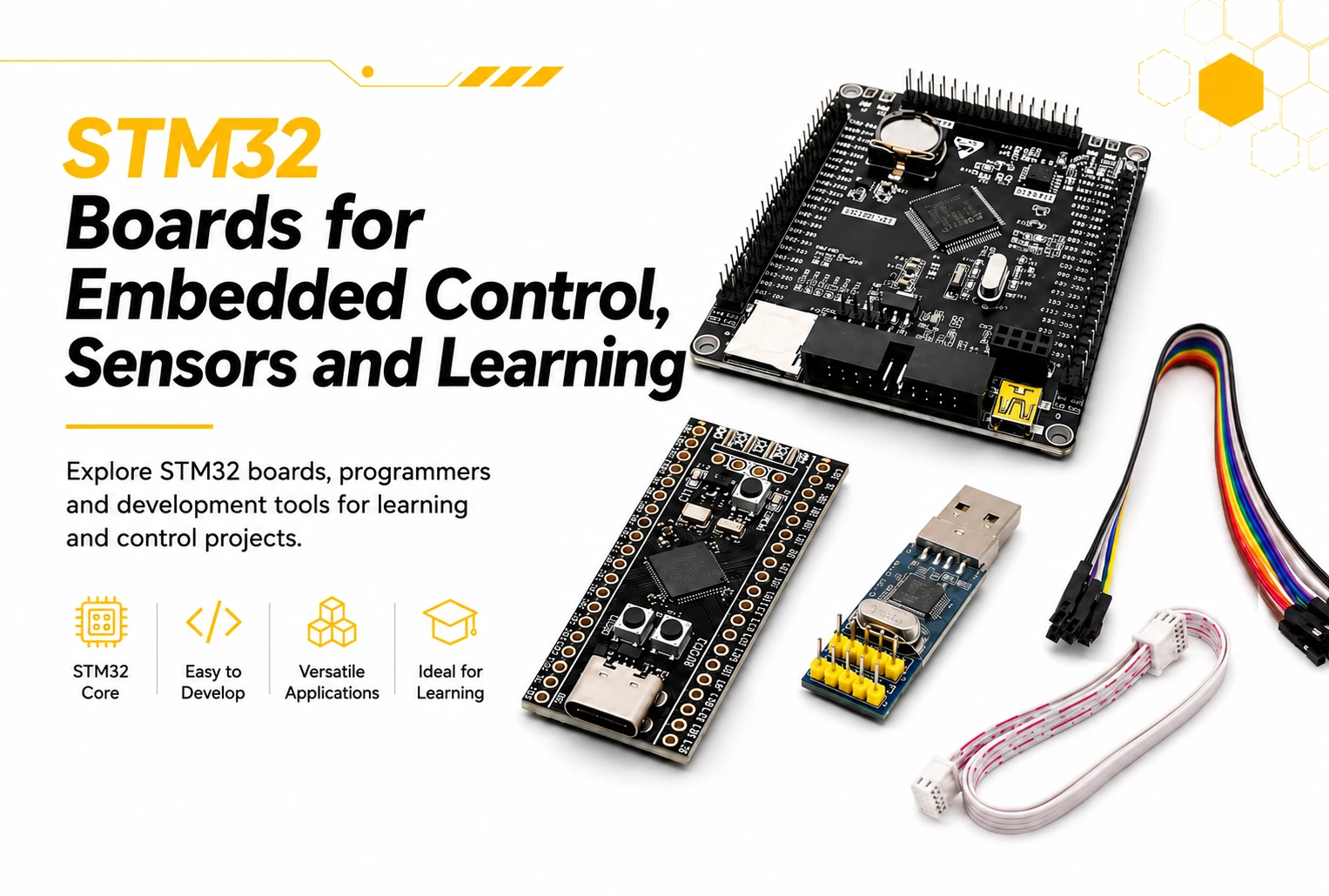 Советы STM32 для встроенной контроля, датчиков и обучения