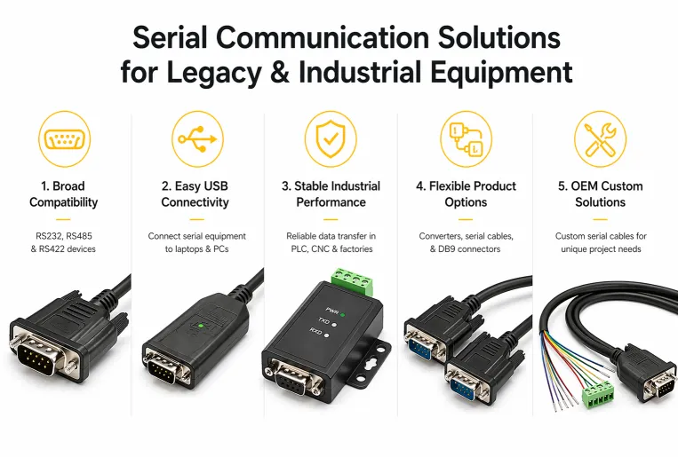 Serial Communication Solutions for Legacy & Industrial Equipment
