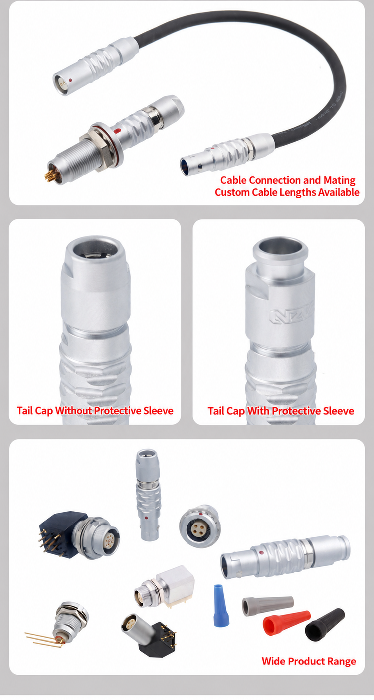 Push-Pull Connector Cable Assembly Options