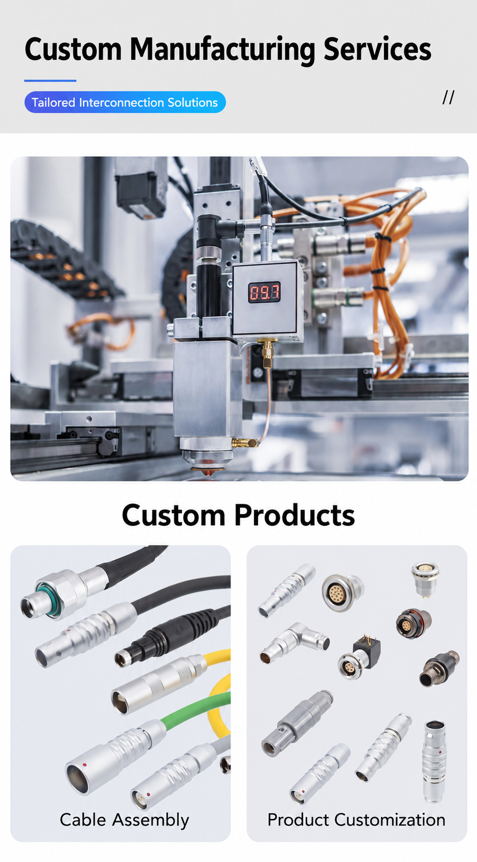 Custom Connector Manufacturing Services