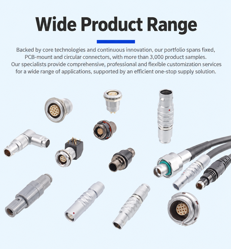 Industrial Push-Pull Connector Product Range