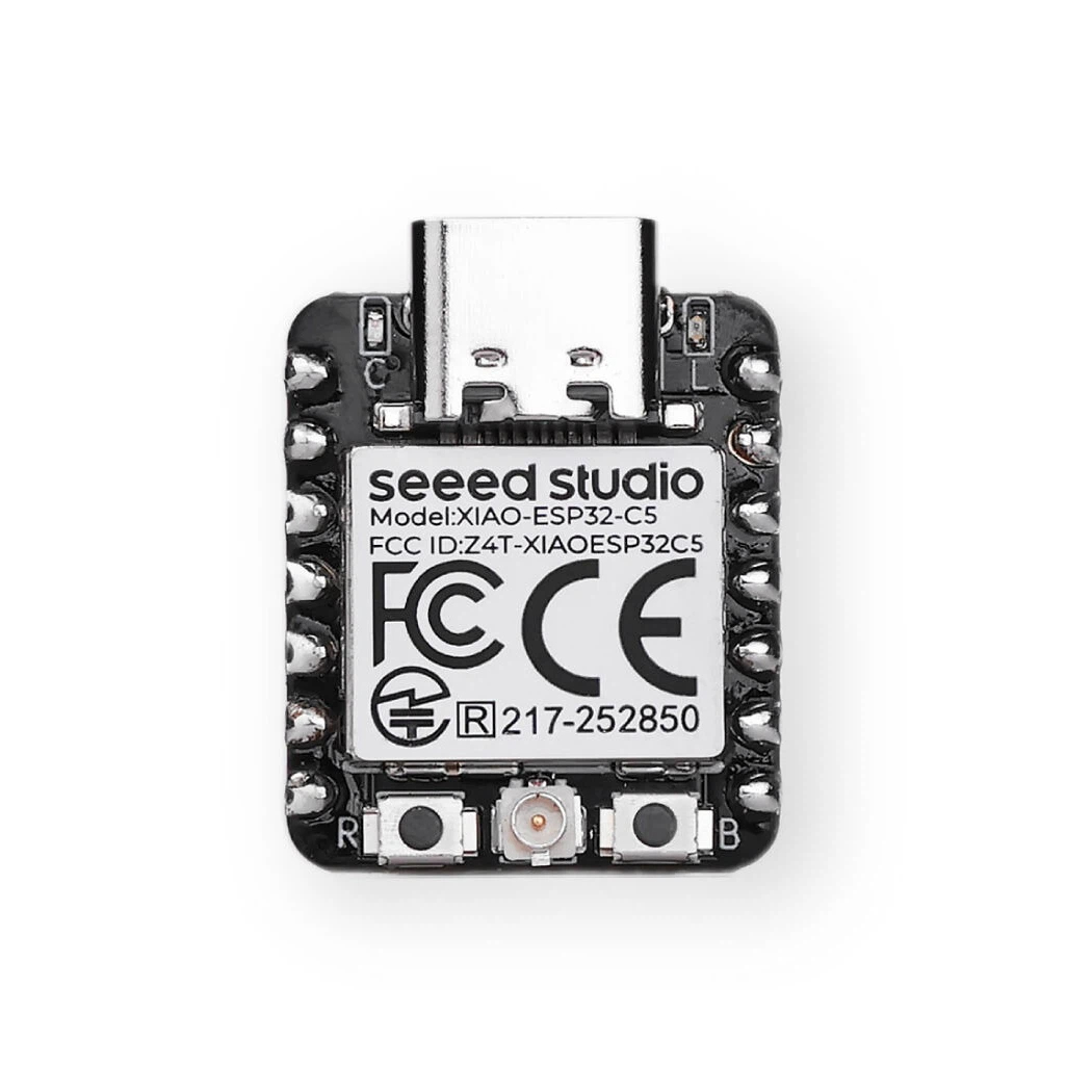 XIAO ESP32-C5 Pre-Soldered Development Board 240MHz RISC-V Dual-Band Wi-Fi 6 Bluetooth 5 LE Zigbee Thread 8MB Flash 8MB PSRAM