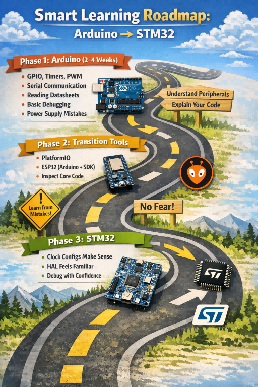 STM32 vs Arduino: Key Differences, Performance & Applications