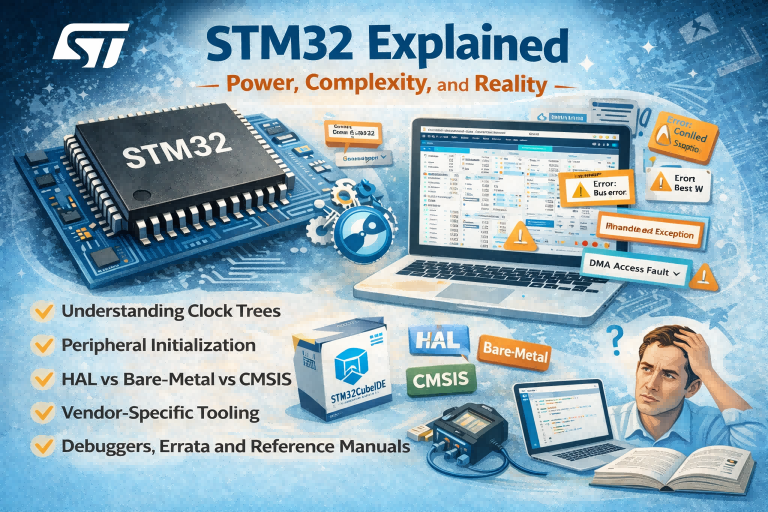 STM32 is not hard because it’s bad—it’s hard because it exposes everything.
