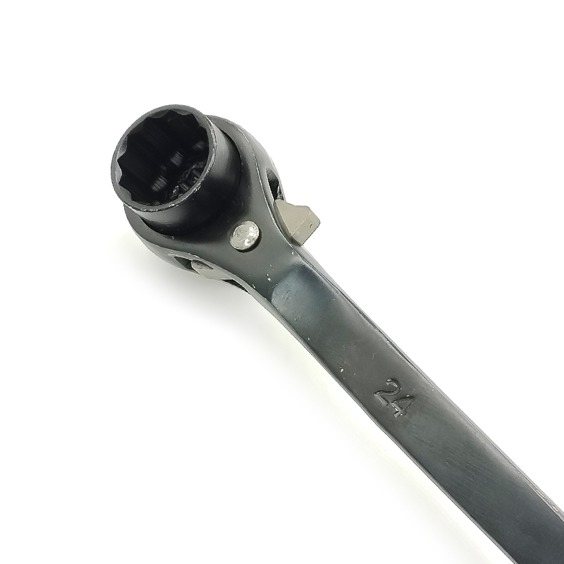 Elecbee 5 tamaños llave inglesa andamio Podger trinquete sitio trinquete herramientas de llave de tubo 13-17 mm
