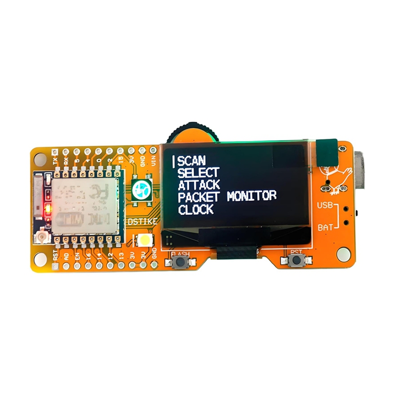 Elecbee DSTIKE Deauther MINI ESP8266 Wi-Fi Development Board with OLED and NodeMCU
