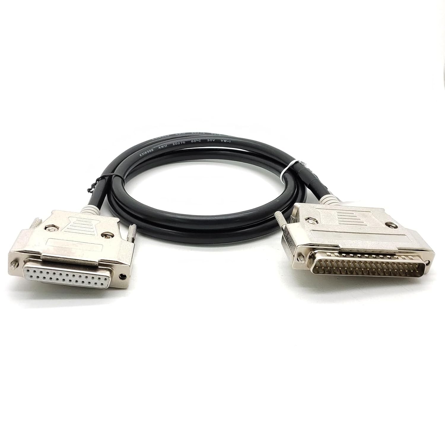 Elecbee D-SUB 25 Pin Female to D-SUB 37 Pin Male With Twisted Cable Connector 20CM