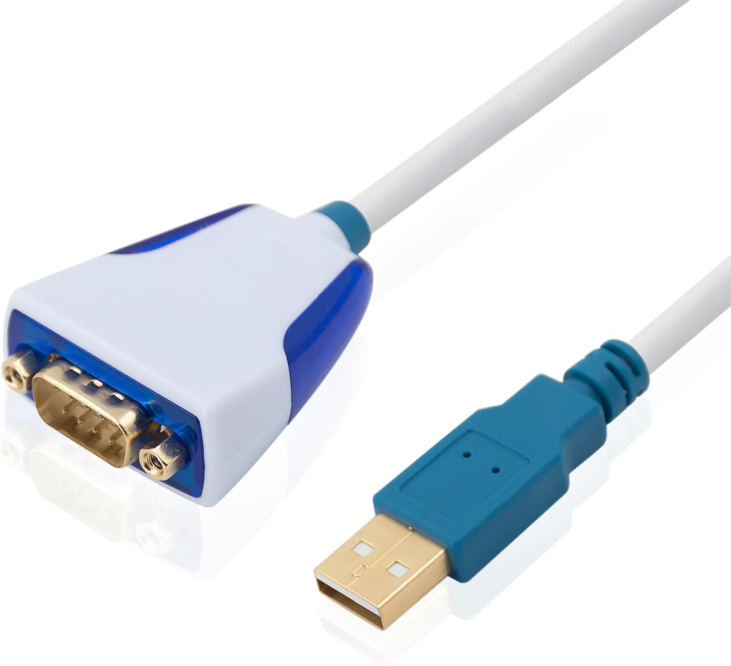 Elecbee Ftdi USB To DB9 Male RS232 Cable Us232R-10-Bulk 10cm