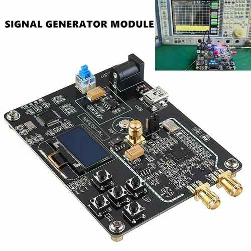 Elecbee ADF4351 Signal Generator Module 35M-4.4GHz RF Signal Source Sweeper STM32 +OLED