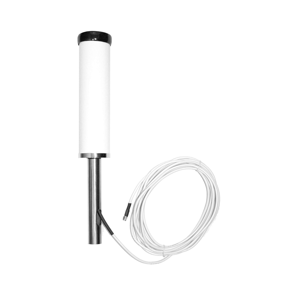 Elecbee Marine Cell Phone Signal Booster Antenna (Weather-Resistant) w/Marine Mount, 20 ft. Cable + SMA M connector