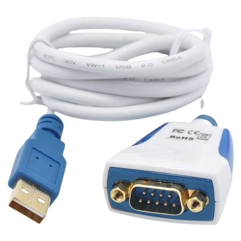 Elecbee Ftdi USB To DB9 Male RS232 Cable Us232R-100-Bulk 1M