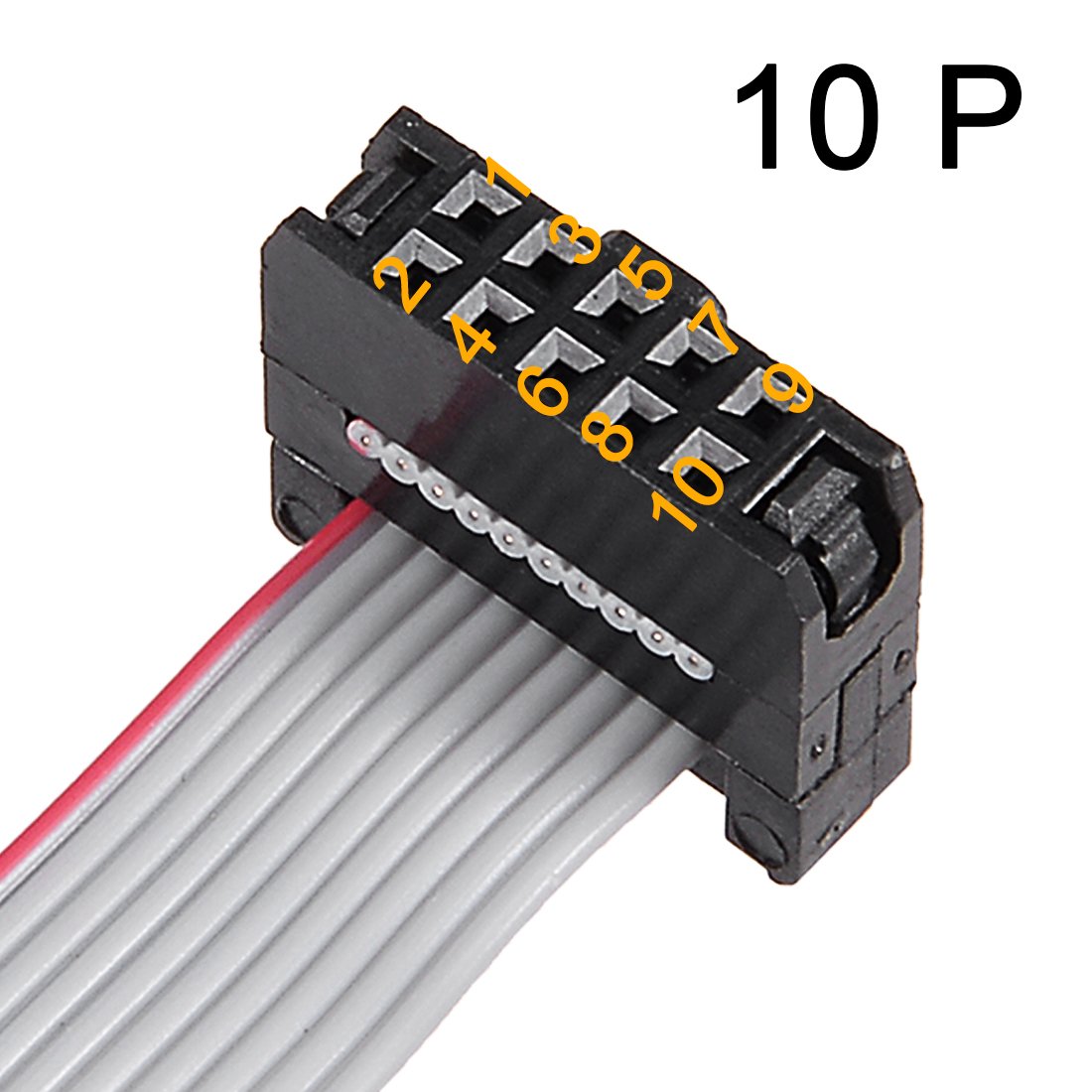 Produktbild von PATIKIL IDC Flachbandkabel 8 Pin – 2× 1000×10 Mm, 2,54 Mm Raster – Buchse-Buchse Für Drucker & Elektronik
