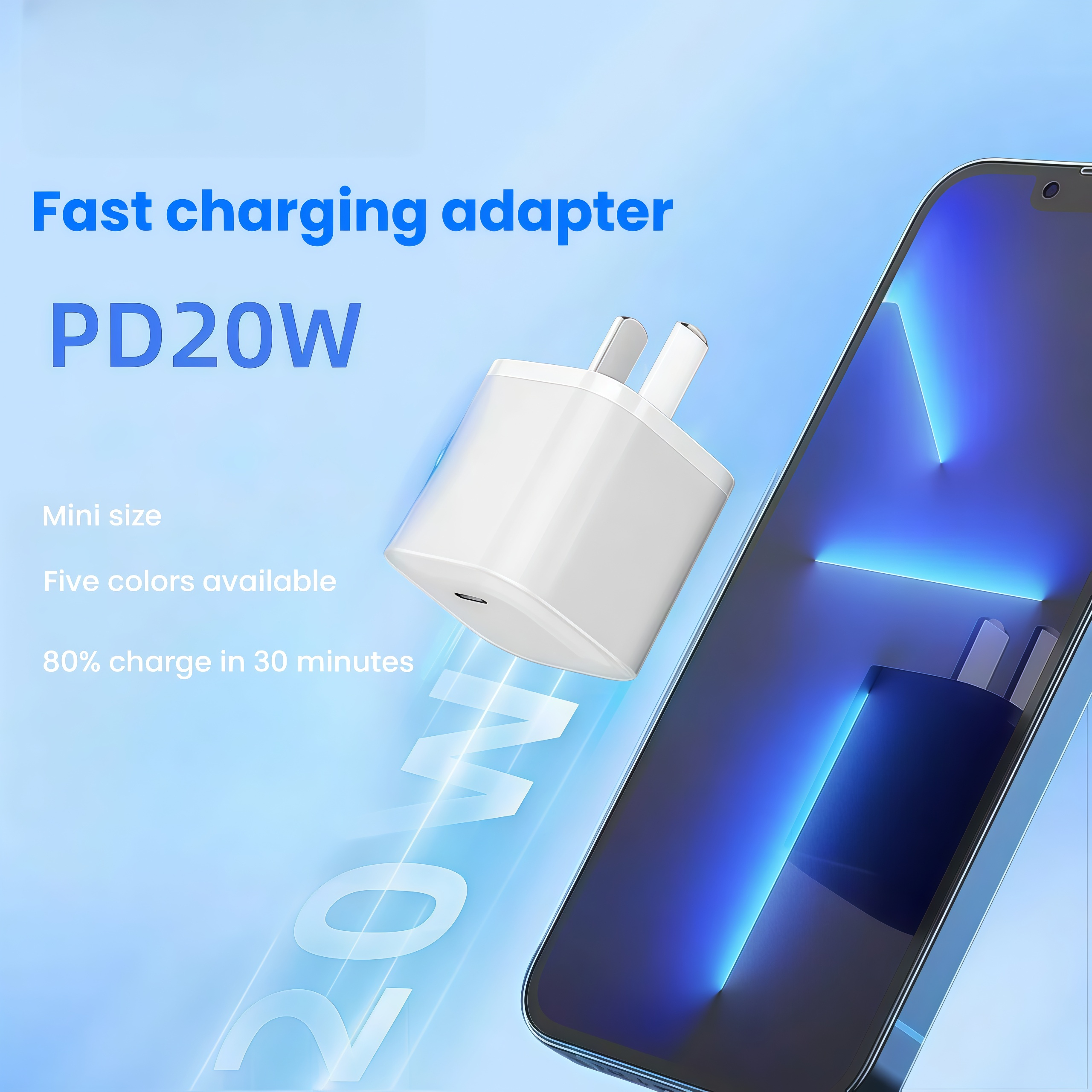 Elecbee PD20W快充适配器手机充电器typec接口