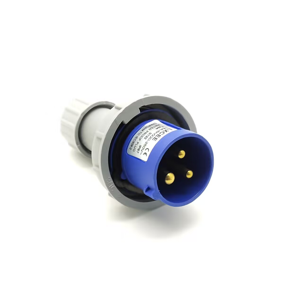 Kii商品です 工業用防水 IP67 隠しアプライアンスプラグ 16A/3P+E/380V SFN