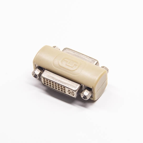 Elecbee DVI Connector Female 24+5Pin To DVI 24+5Pin Female Straight Super Short Adapter