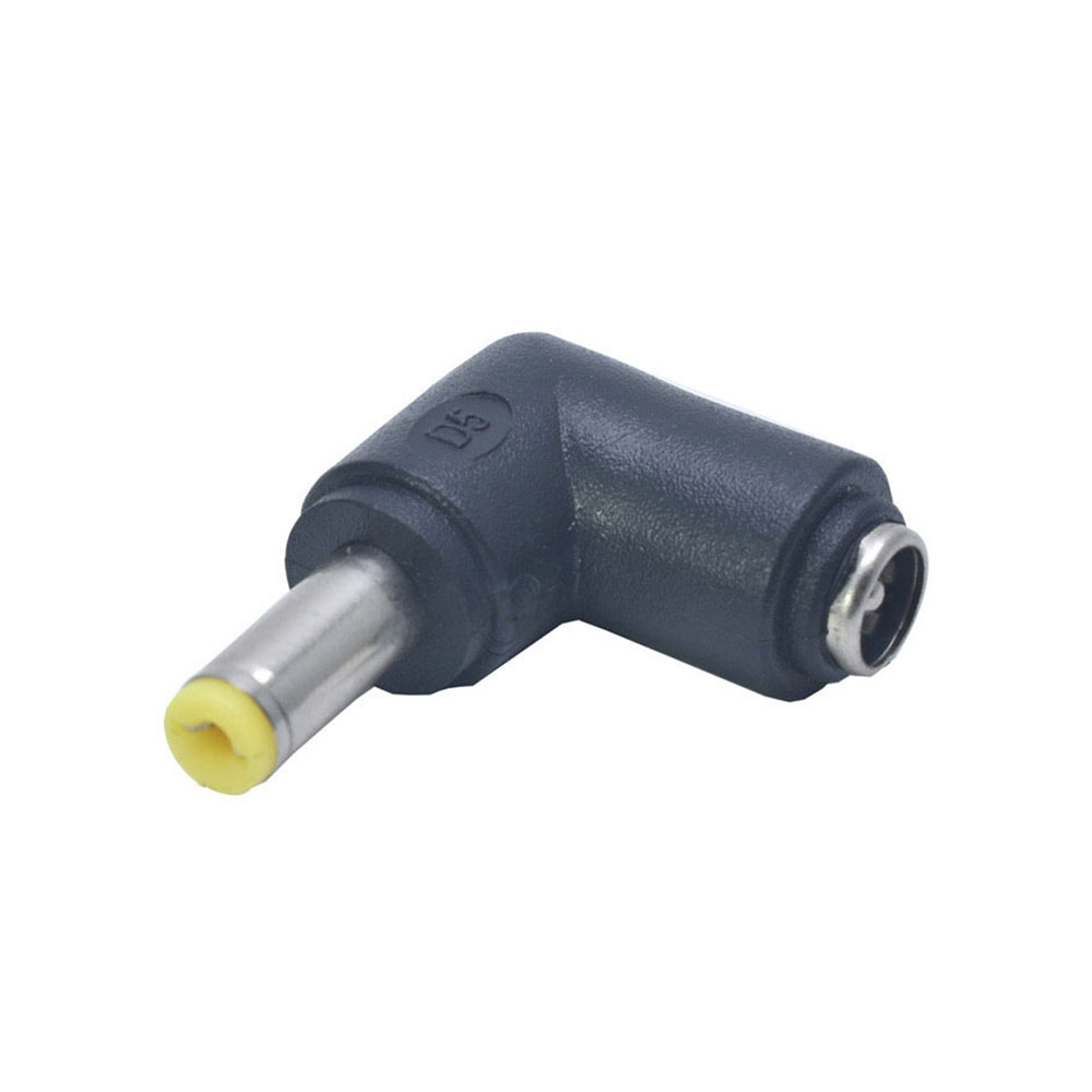 Elecbee DC Power Conversion Adapter DC 5.5x2.1mm Jack to 5.5x1.7mm Plug 90 Degrees