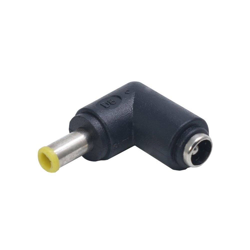 Elecbee Lap to p Power Connector DC 5.5x2.1mm Jack to 5.0x3.0mm Plug 90 Degrees