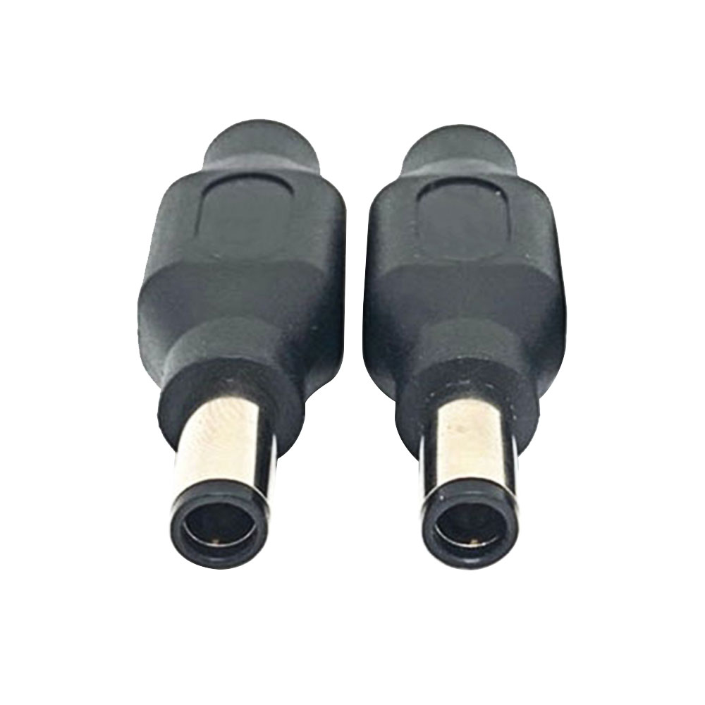 Elecbee 直流电源接头DC5.5x2.1mm母转7.4x5.0惠普公头DC插座转换头