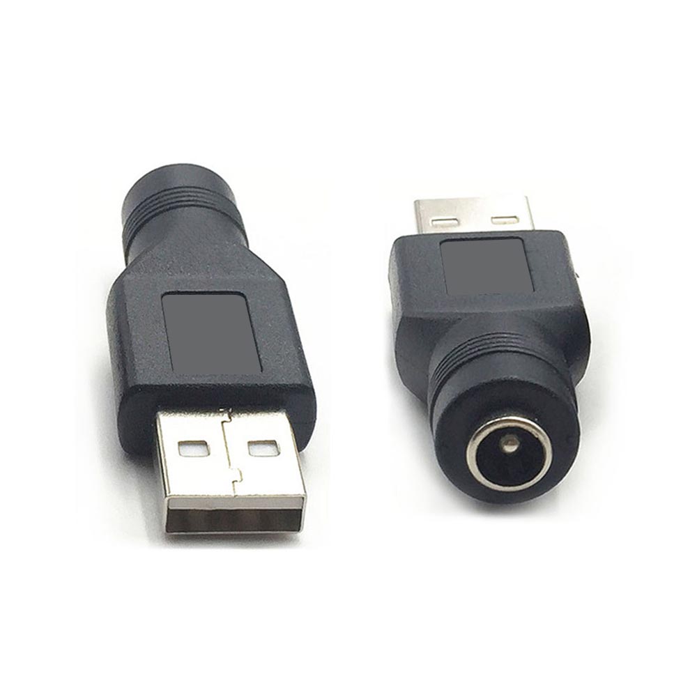 Elecbee 充电转接头DC5.5x2.1mm母转USB 2.0 公电源转换头 5V