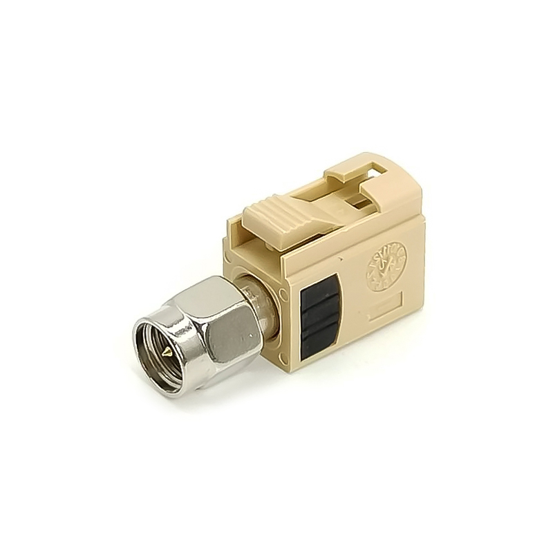 Elecbee I Code Fakra Female to SMA Male Adapter Car RF Board End Bluetooth Antenna Connector