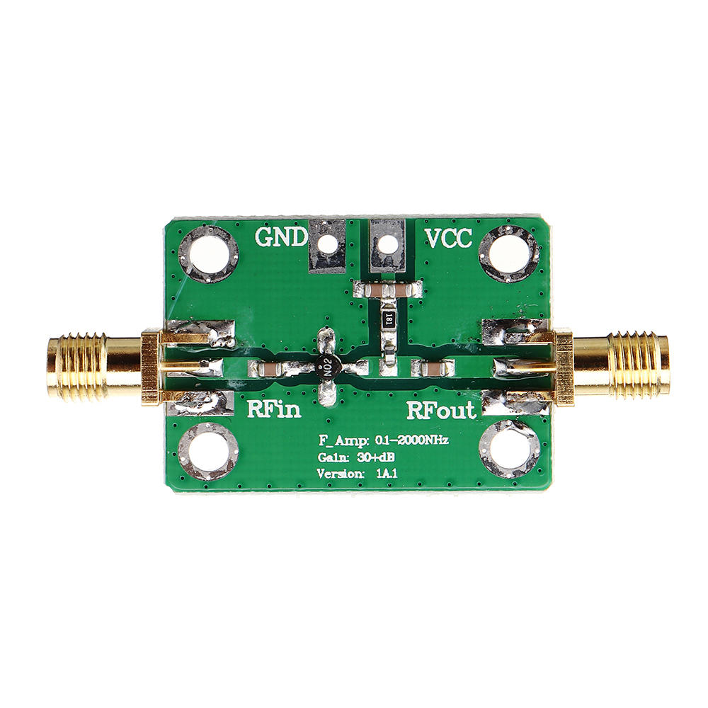 0.1-2000MHz RF Amplifier Wideband High Gain 30dB Low Noise Amplifier ...