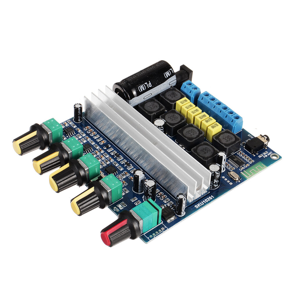 TPA3116D2 100W Mono Digital Amplifier Board - DC 12V-24V, For Subwoofer Or DIY Audio-803358