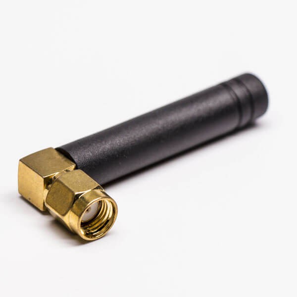 Elecbee 路由器sma天线反极2.4G黑色外置wifi天线弯式长度5CM