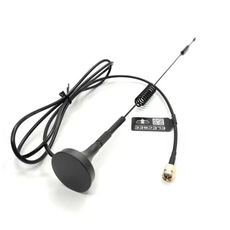 Elecbee 315/433 MHz Antenna 12 dBi Half-wave Dipole Antenna SMA Male with Magnetic Base for Signal Booster Wireless Repeater 1 meter
