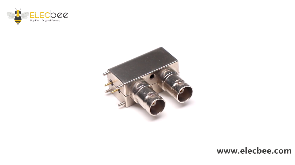 Dual port BNC through hole