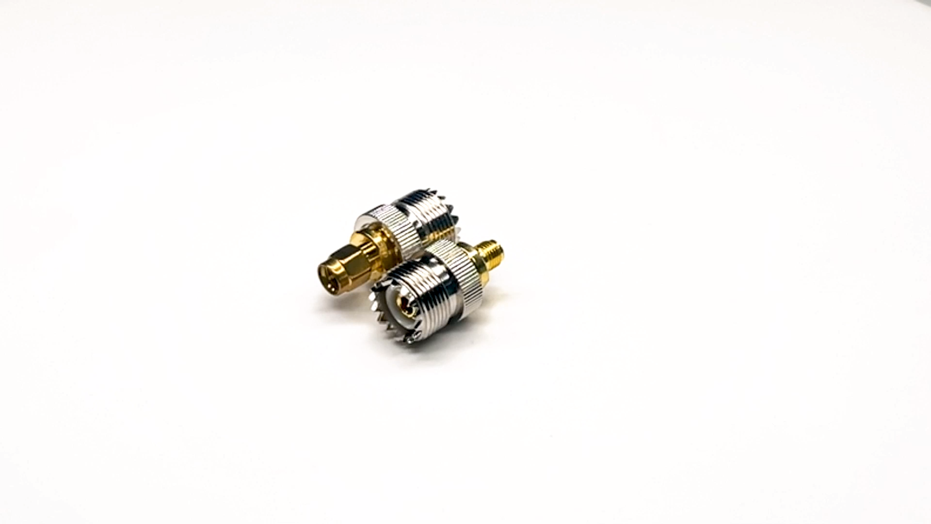 UHF Female Jack to SMA Male Plug Nickel Plated Gold Plated RF Adapter