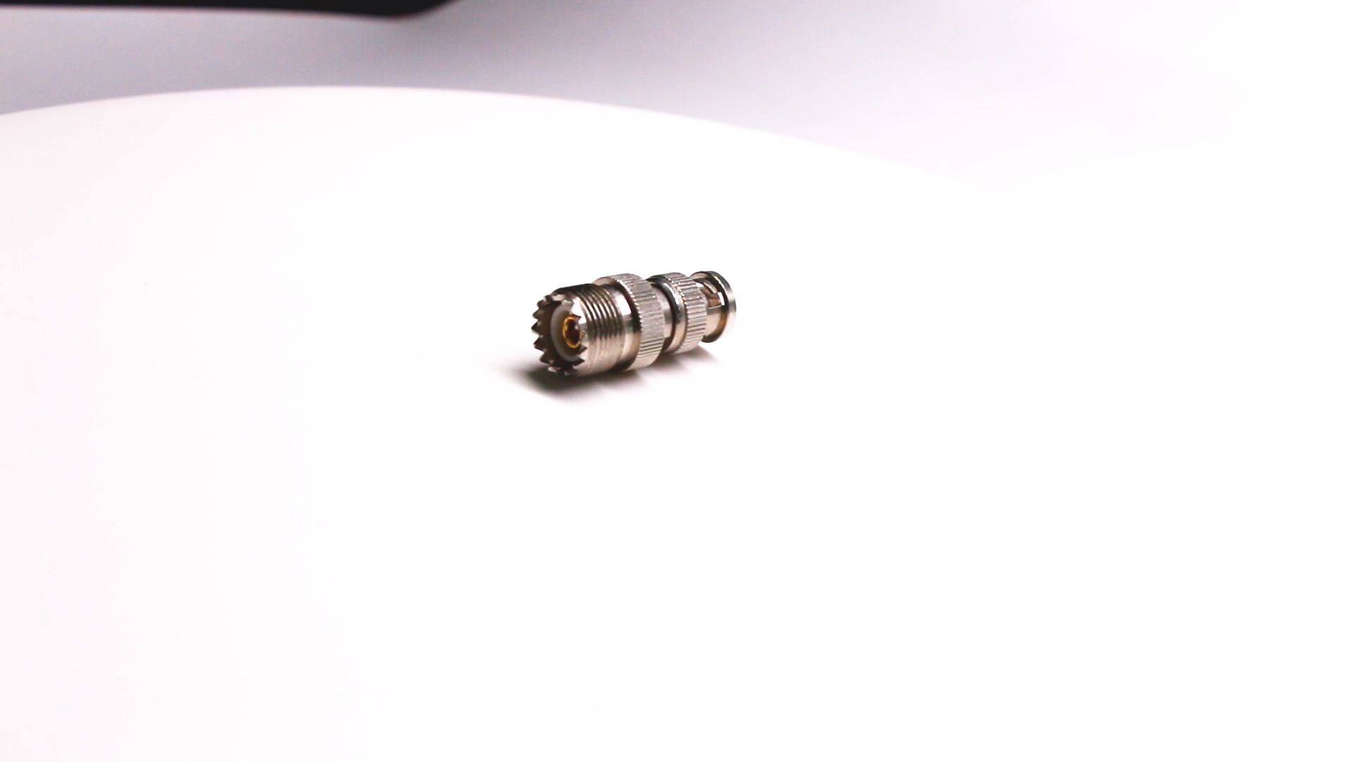 BNC Plug Male to UHF Jack Female Video: Premium Coax Converter Connector 50 Ohm