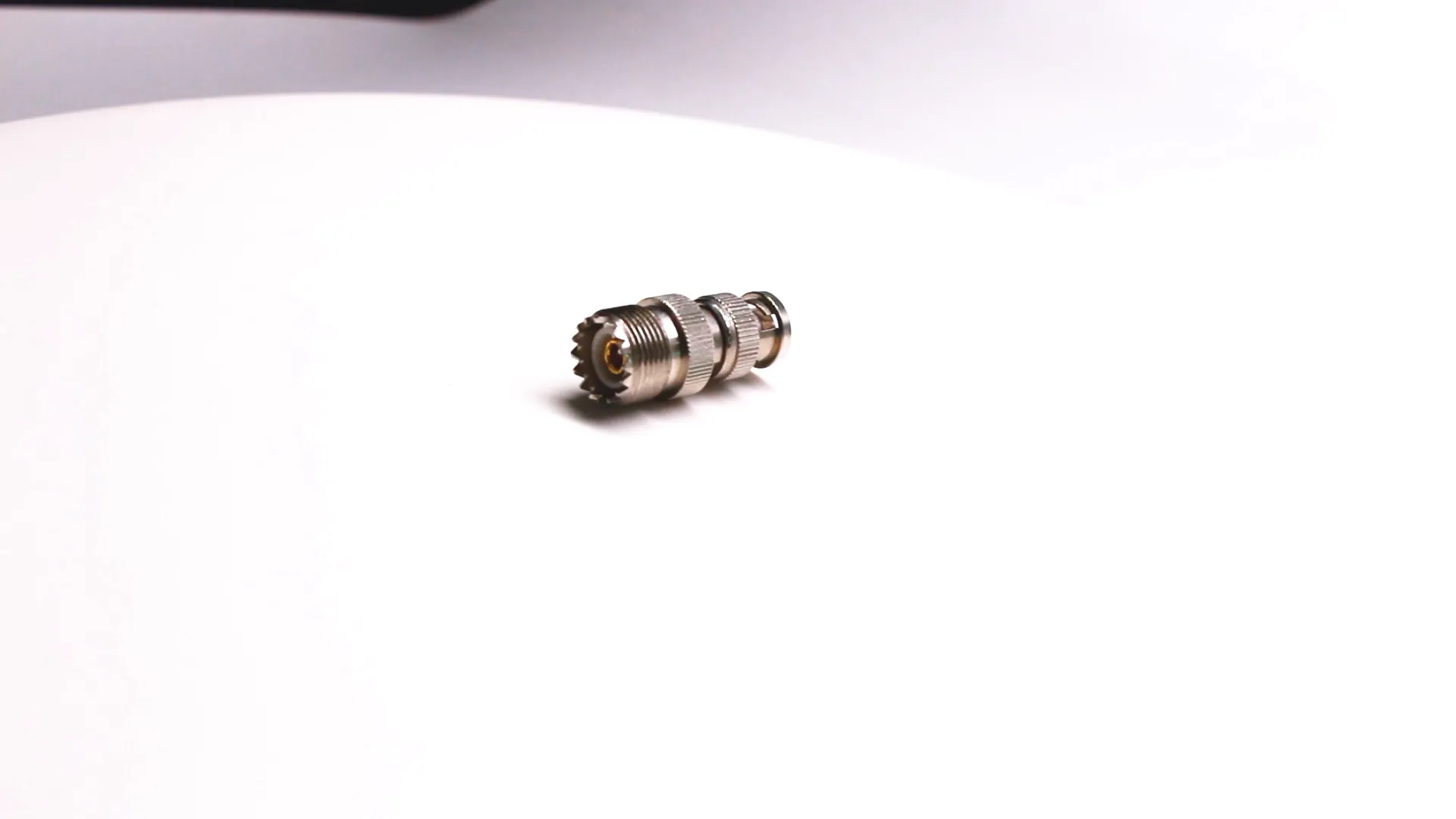 BNC Plug Male to UHF Jack Female Video: Premium Coax Converter Connector 50 Ohm