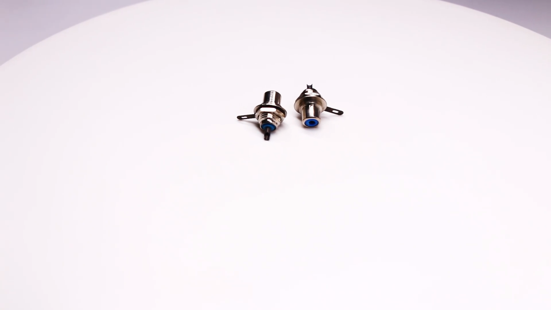 RCA-Anschluss Video: RCA-Buchse, gerade Buchse, Rückwandmontage