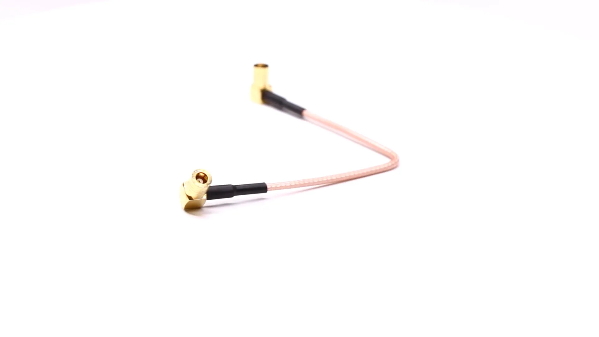 SMB Coaxial Cable Assembly Video - SMB Male Right Angled to Brown RG316 Cable for Wireless Communication
