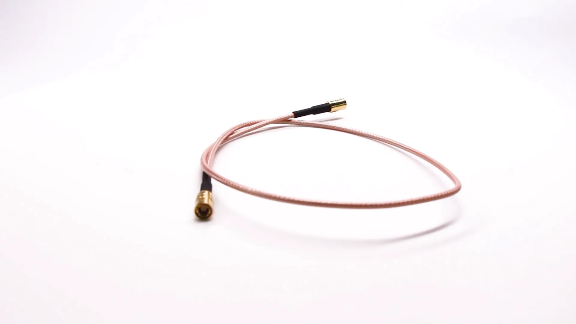 SMB Cable Video: SMB Male Straight to SMB Male Straight Cable Assembly Crimp